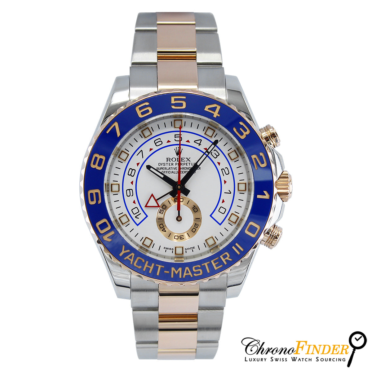 Yacht-Master II 116681 (Blue Hands) Chronofinder Ltd