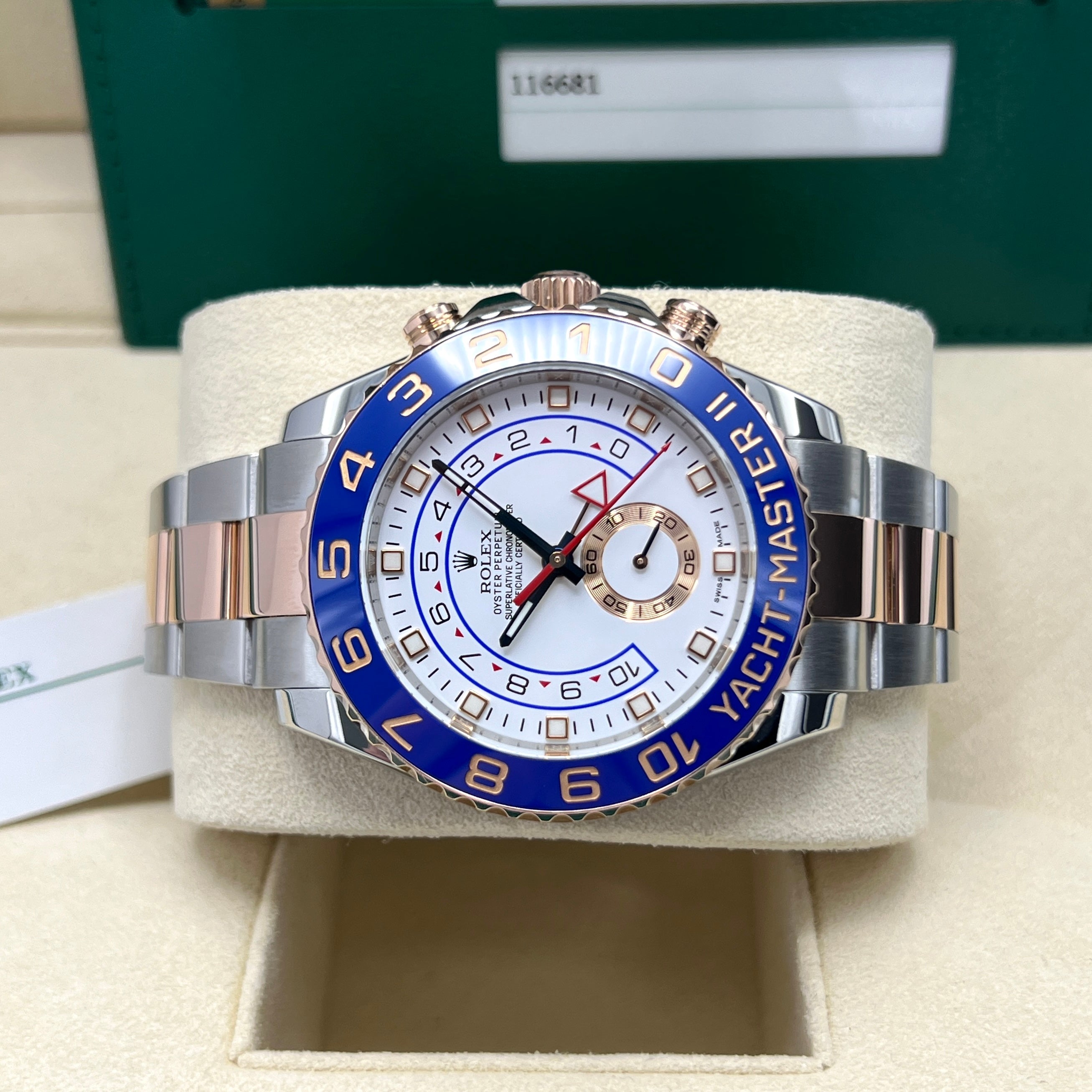 Yacht-Master II 116681 (Blue Hands) Chronofinder Ltd