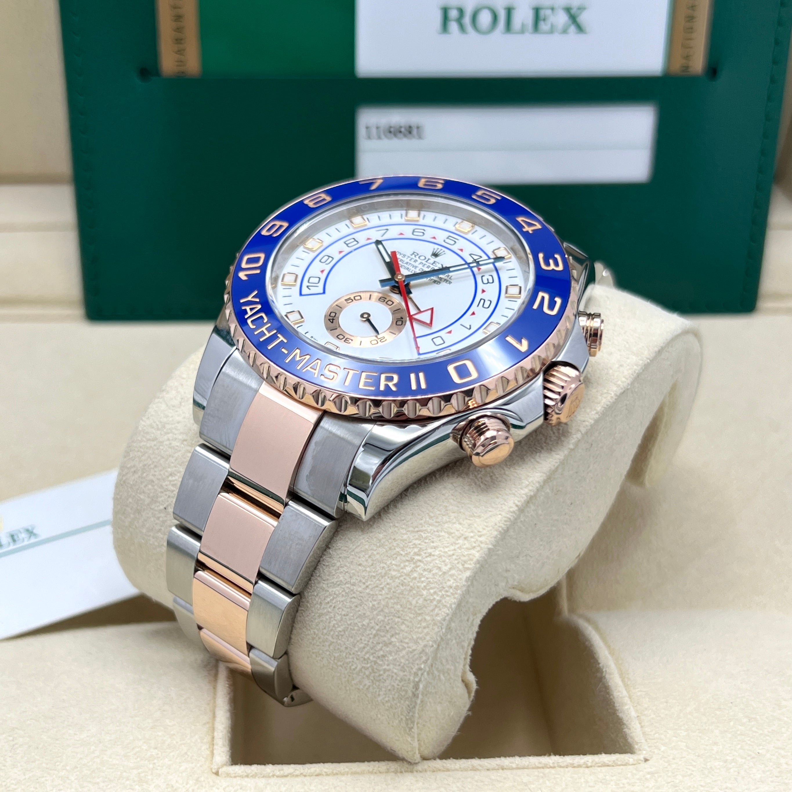 Yacht-Master II 116681 (Blue Hands) Chronofinder Ltd