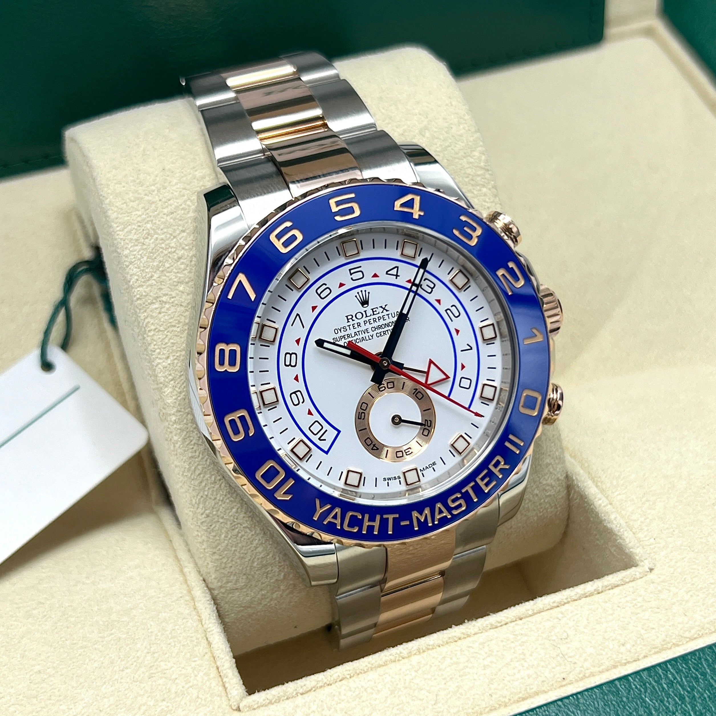 Yacht-Master II 116681 (Blue Hands) Chronofinder Ltd