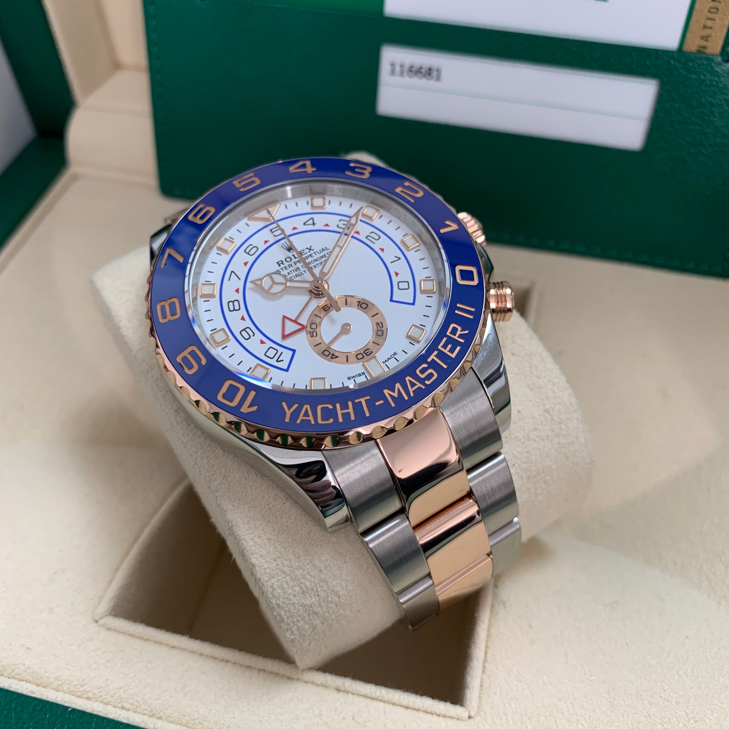 Yacht-Master II 116681 (New Style Hands) Chronofinder Ltd