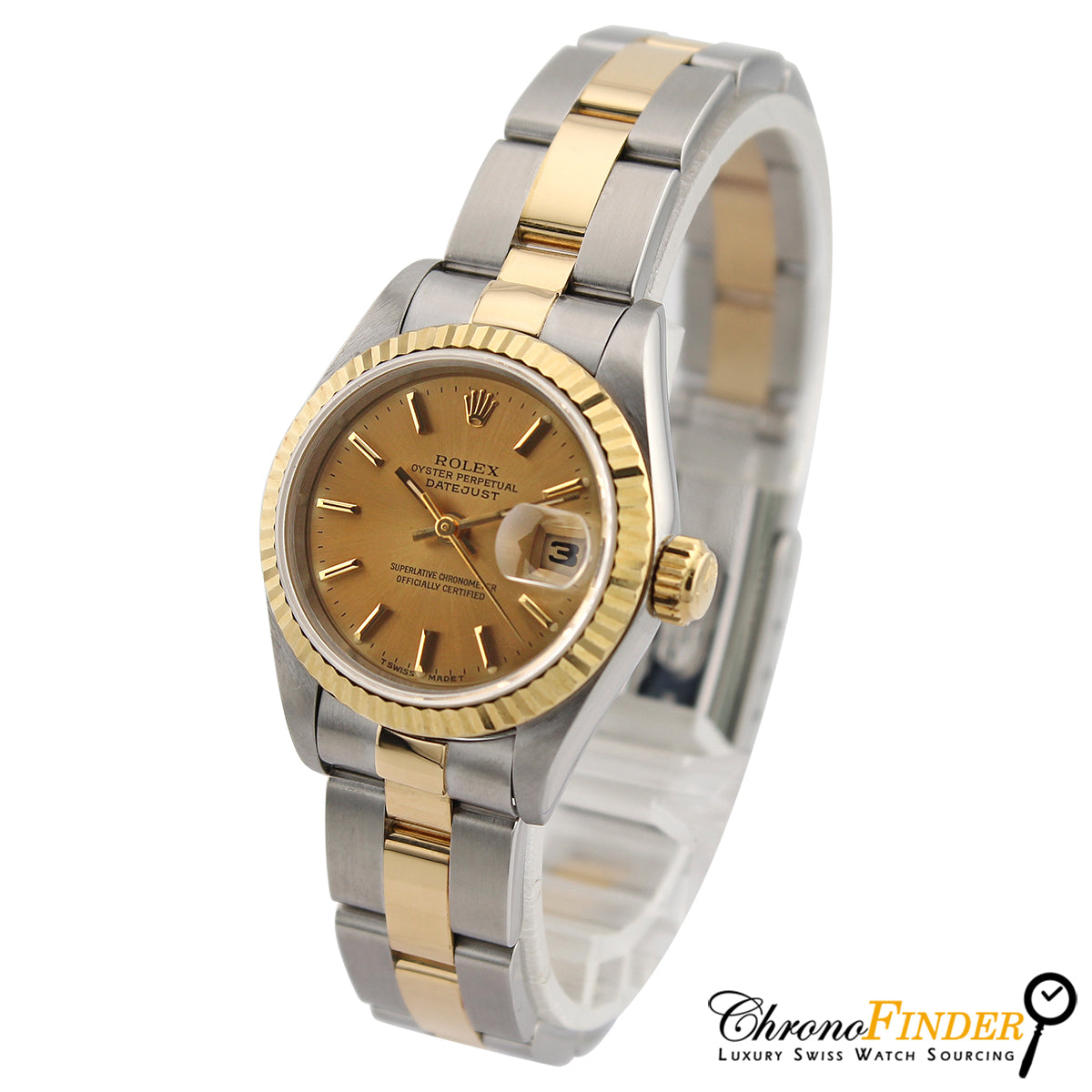 Lady Datejust 26mm 69173 Oyster (Champagne Baton Dial)
