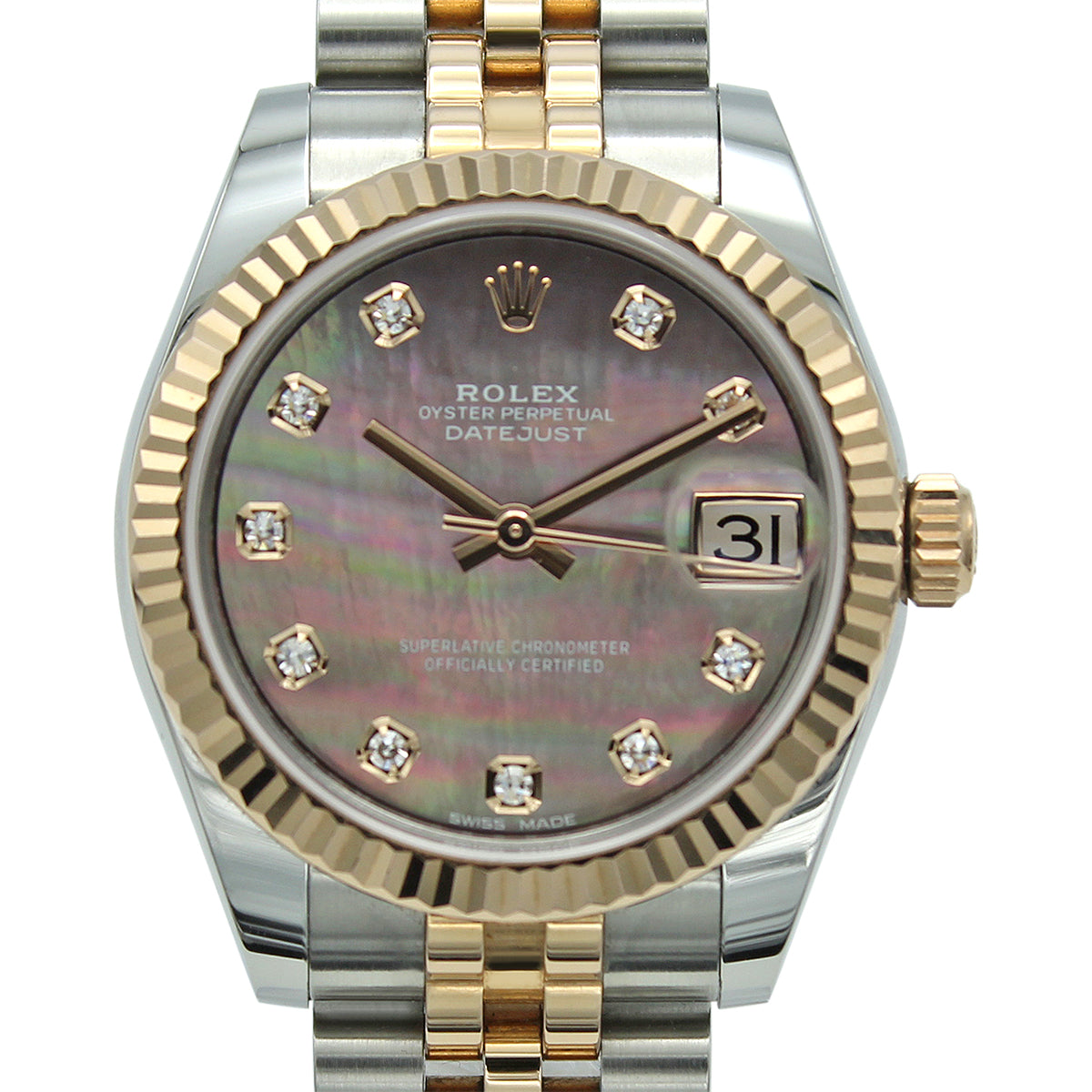 Datejust 31mm Midi 178271 (Tahitian Mother Of Pearl Diamond Dial)