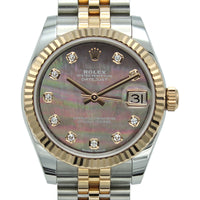 Datejust 31mm Midi 178271 (Tahitian Mother Of Pearl Diamond Dial)