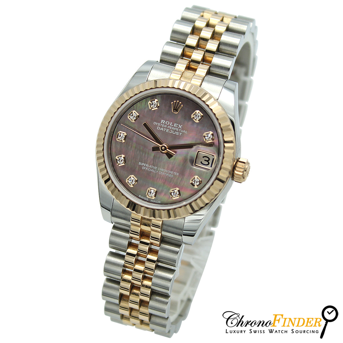 Datejust 31mm Midi 178271 (Tahitian Mother Of Pearl Diamond Dial)
