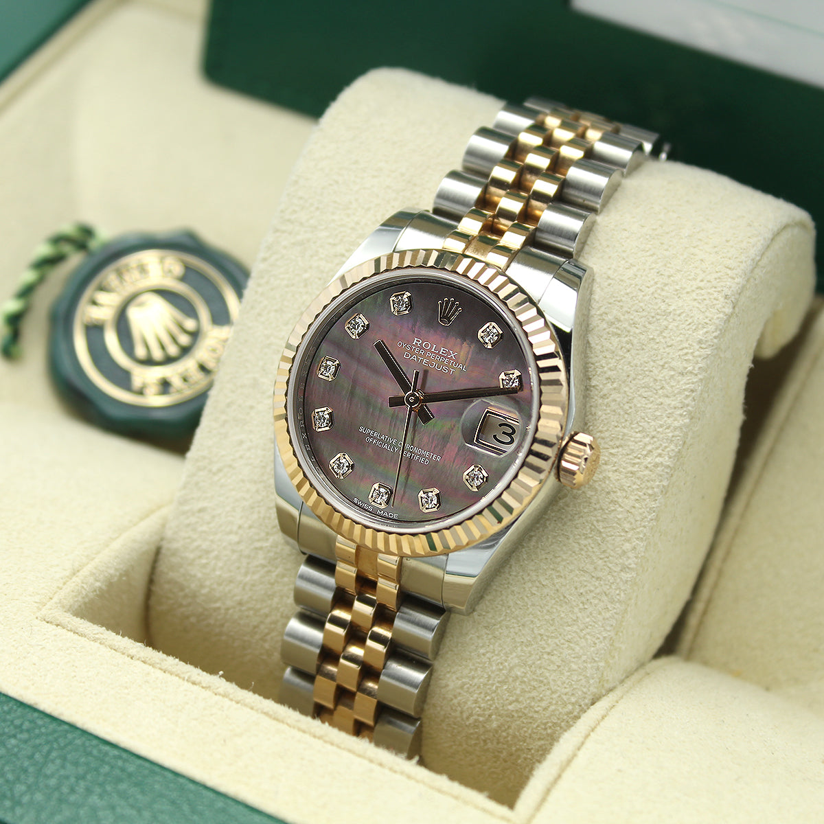 Datejust 31mm Midi 178271 (Tahitian Mother Of Pearl Diamond Dial)