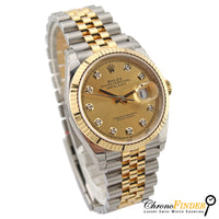 Datejust 36 126233 (Champagne Diamond Dial)