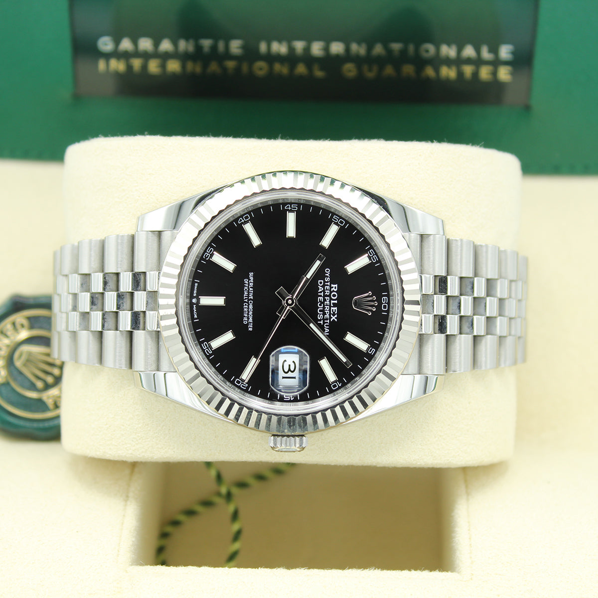 Datejust 41 126334 (Black Baton Dial)