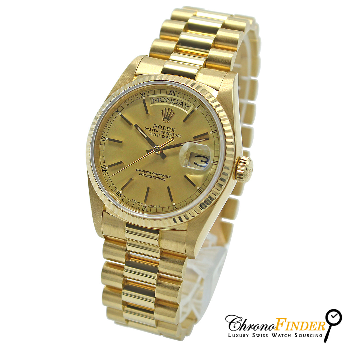Day-Date 36 18038 (Champagne Baton Dial)