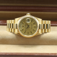 Day-Date 36 18038 (Champagne Baton Dial)