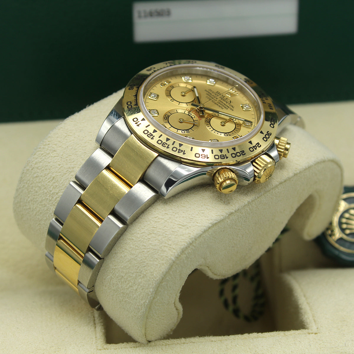 Cosmograph Daytona 116503 (Champagne Diamond Dial)