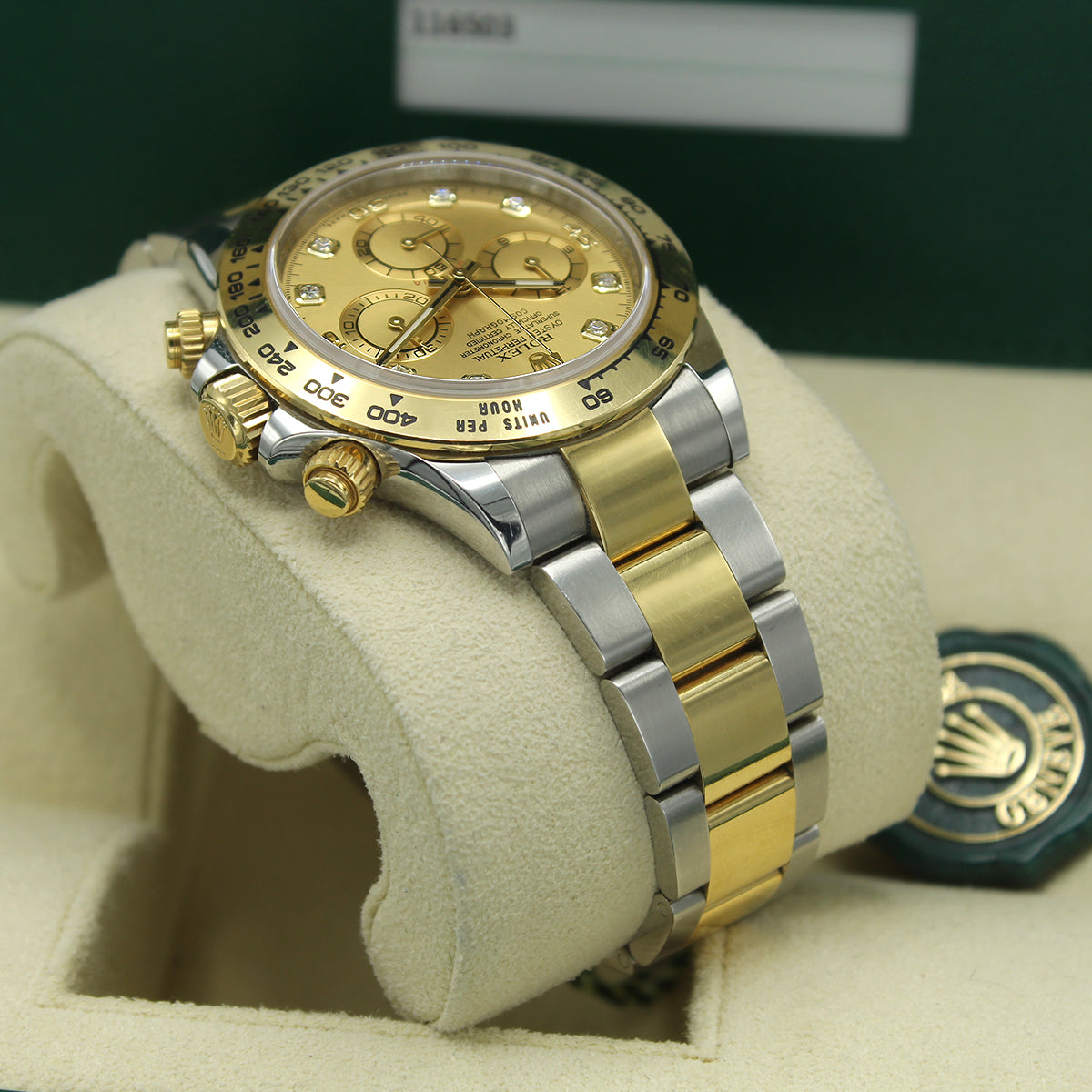 Cosmograph Daytona 116503 (Champagne Diamond Dial)