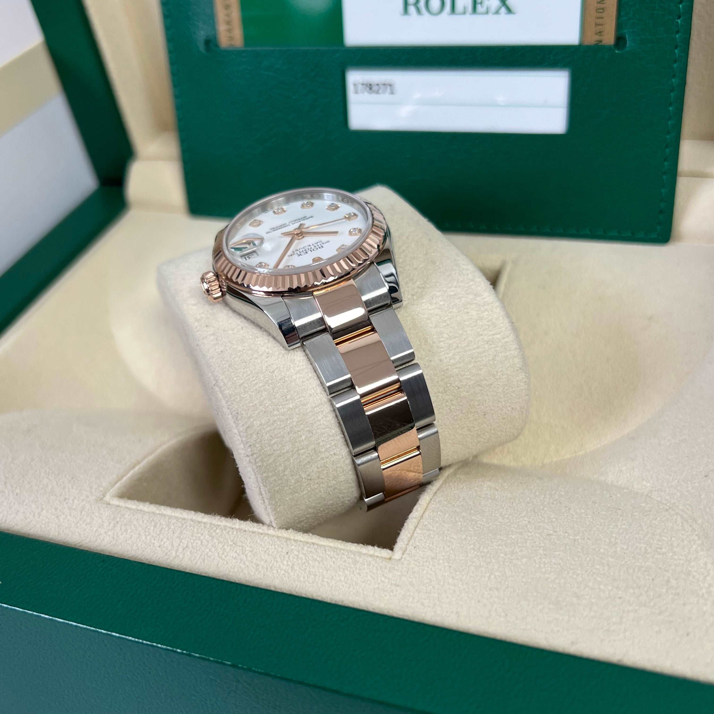Datejust 31mm Midi 178271 (White Diamond Dial) — 8