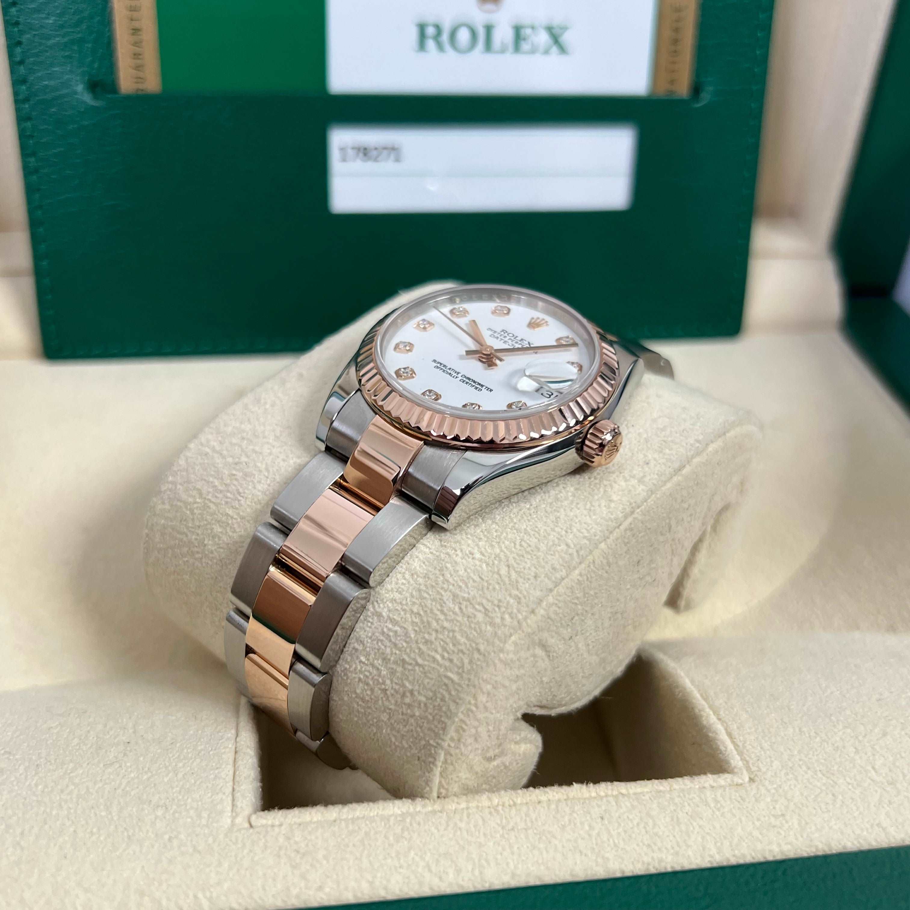 Datejust 31mm Midi 178271 (White Diamond Dial) — 7