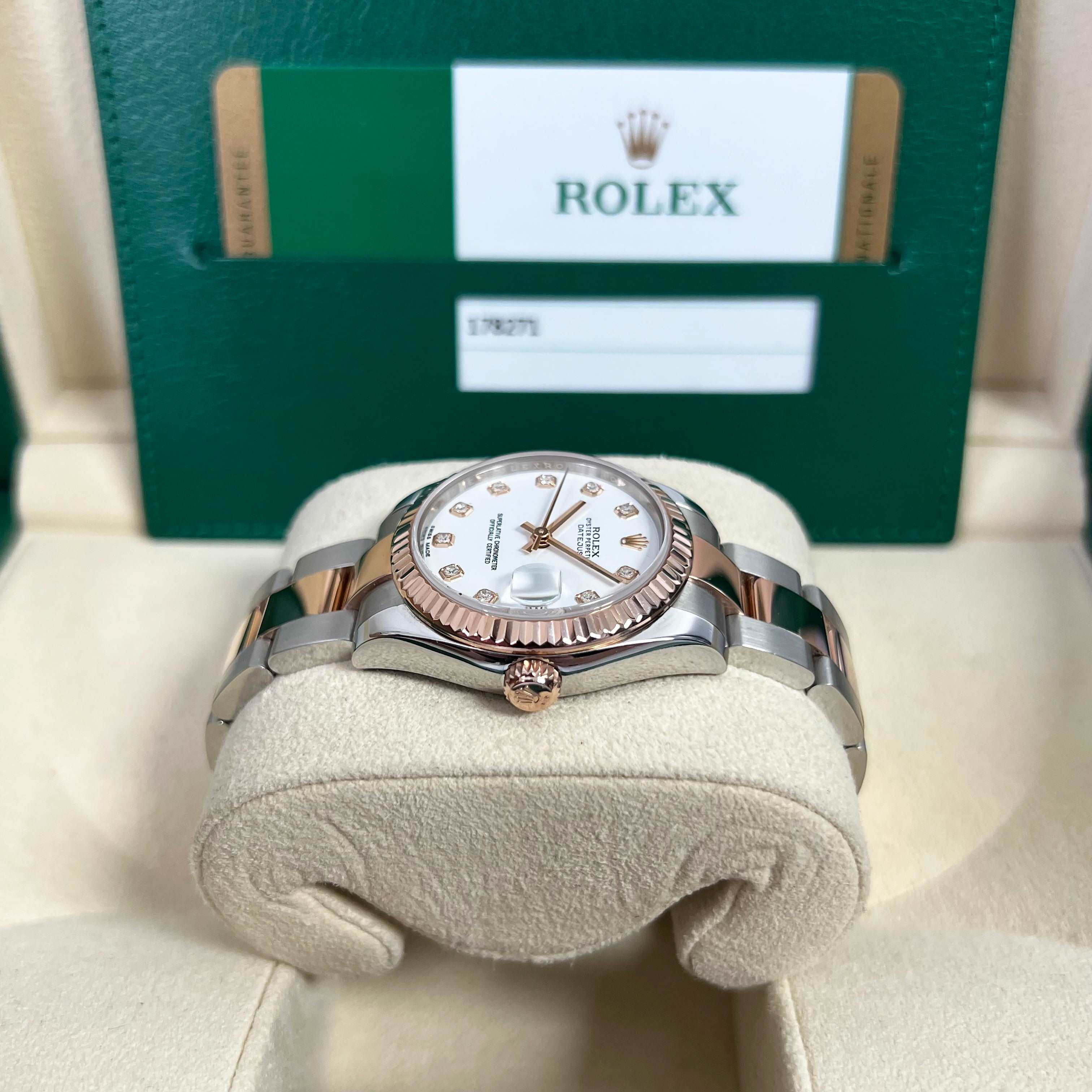 Datejust 31mm Midi 178271 (White Diamond Dial) — 6