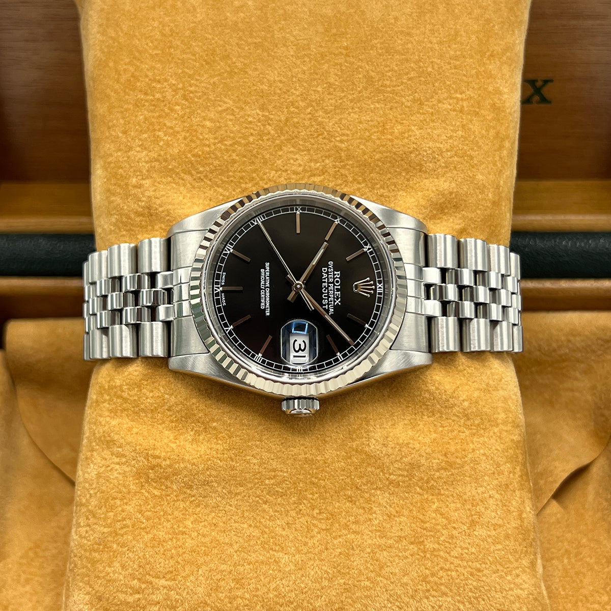 Datejust 36 16234 (Black Baton Dial) — 7