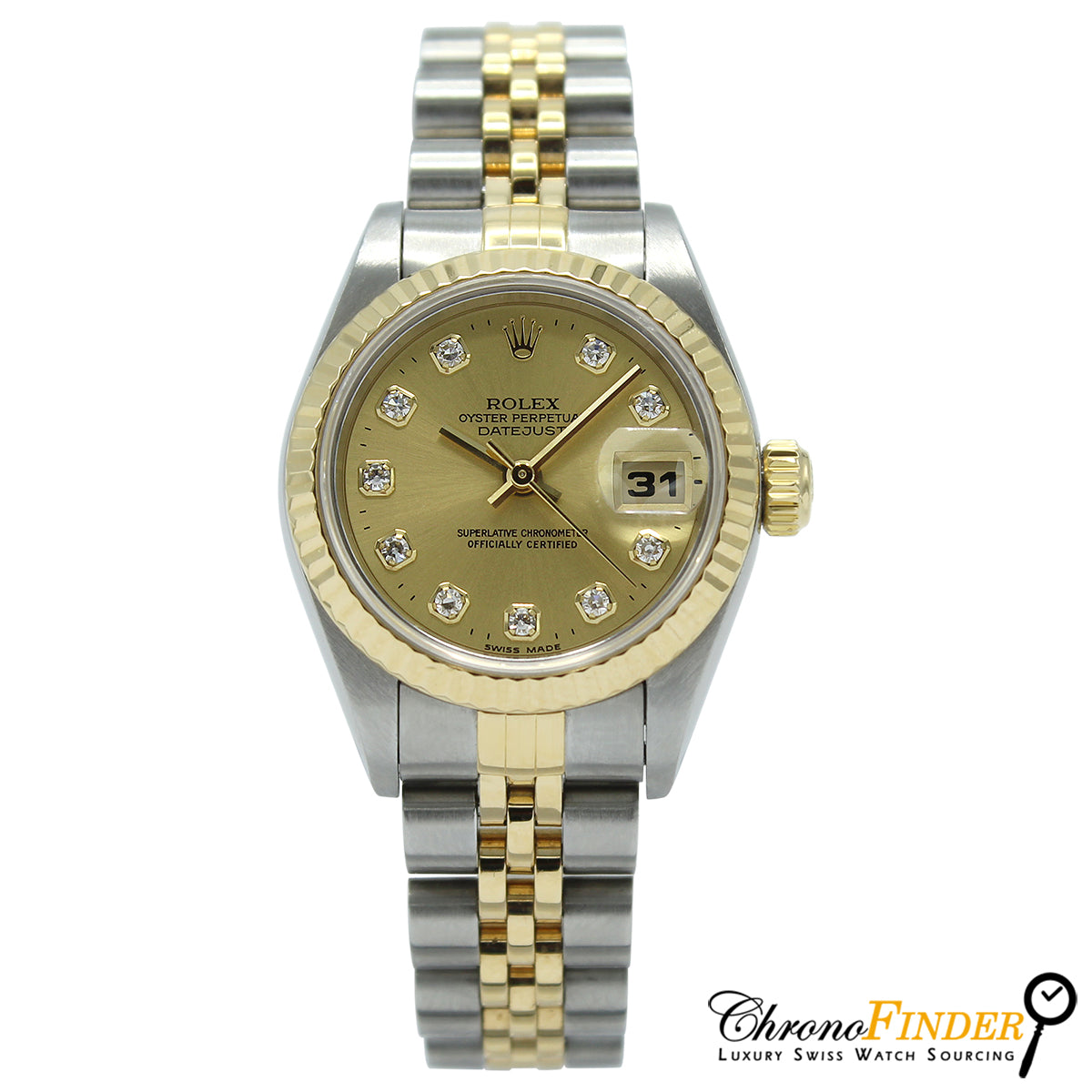 Lady Datejust 26mm 69173 (Champagne Diamond Dial) — 9
