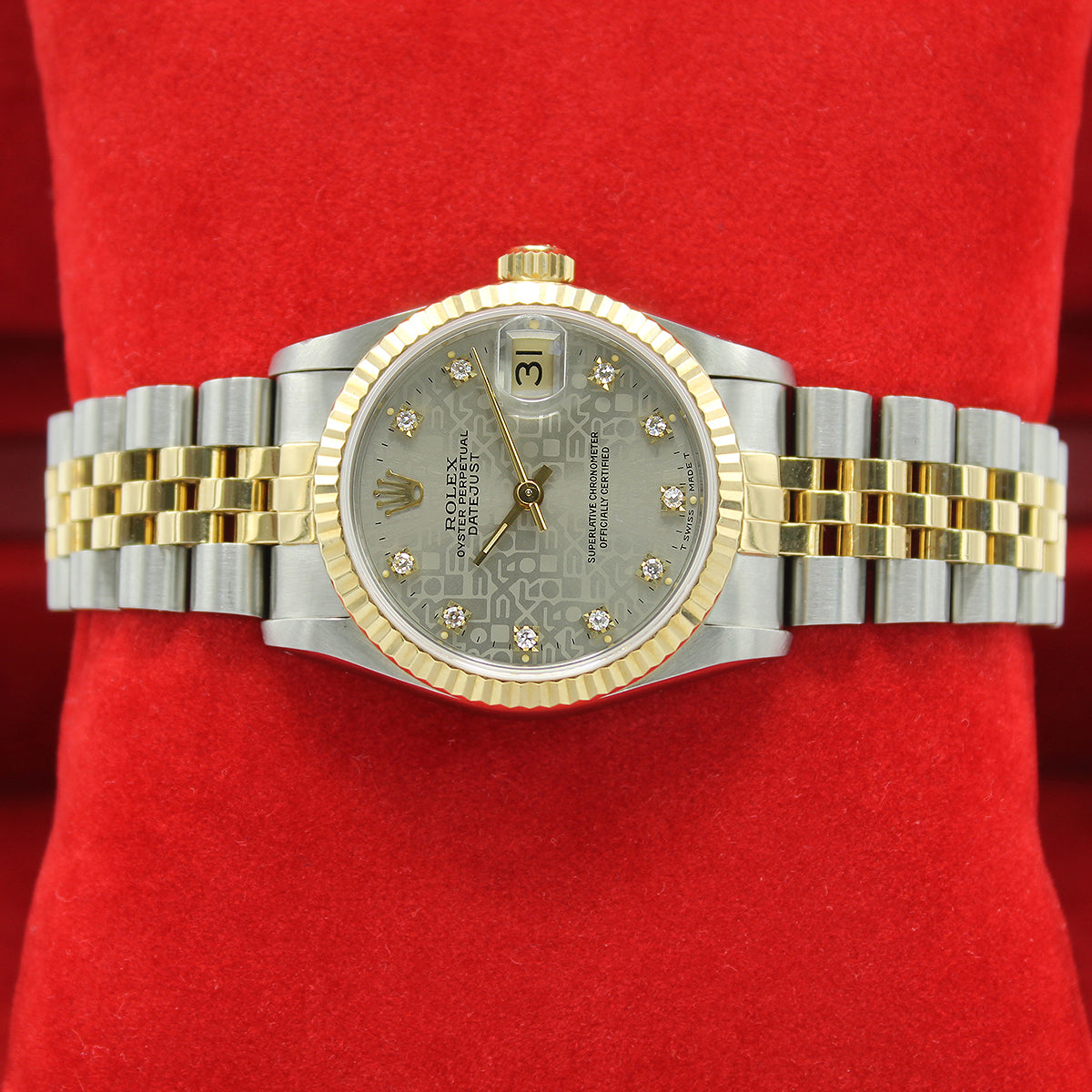 Datejust 31 68273 (Silver Jubilee Diamond Dial) — 10