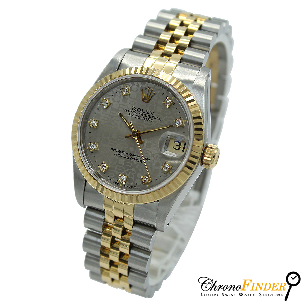 Datejust 31 68273 (Silver Jubilee Diamond Dial) — 2