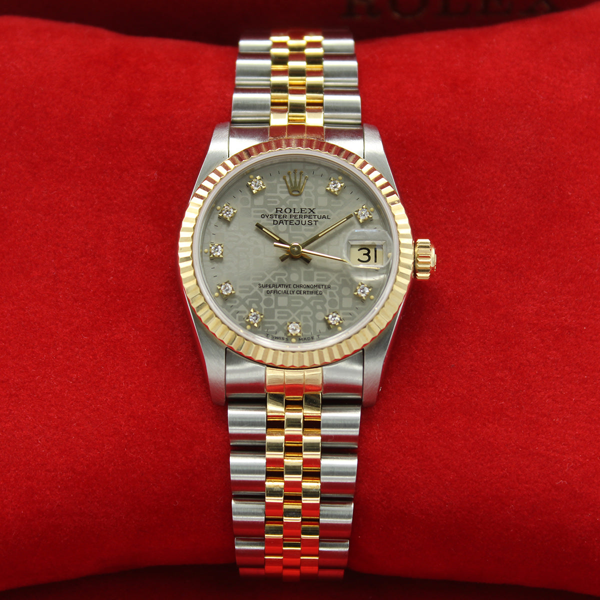 Datejust 31 68273 (Silver Jubilee Diamond Dial) — 5