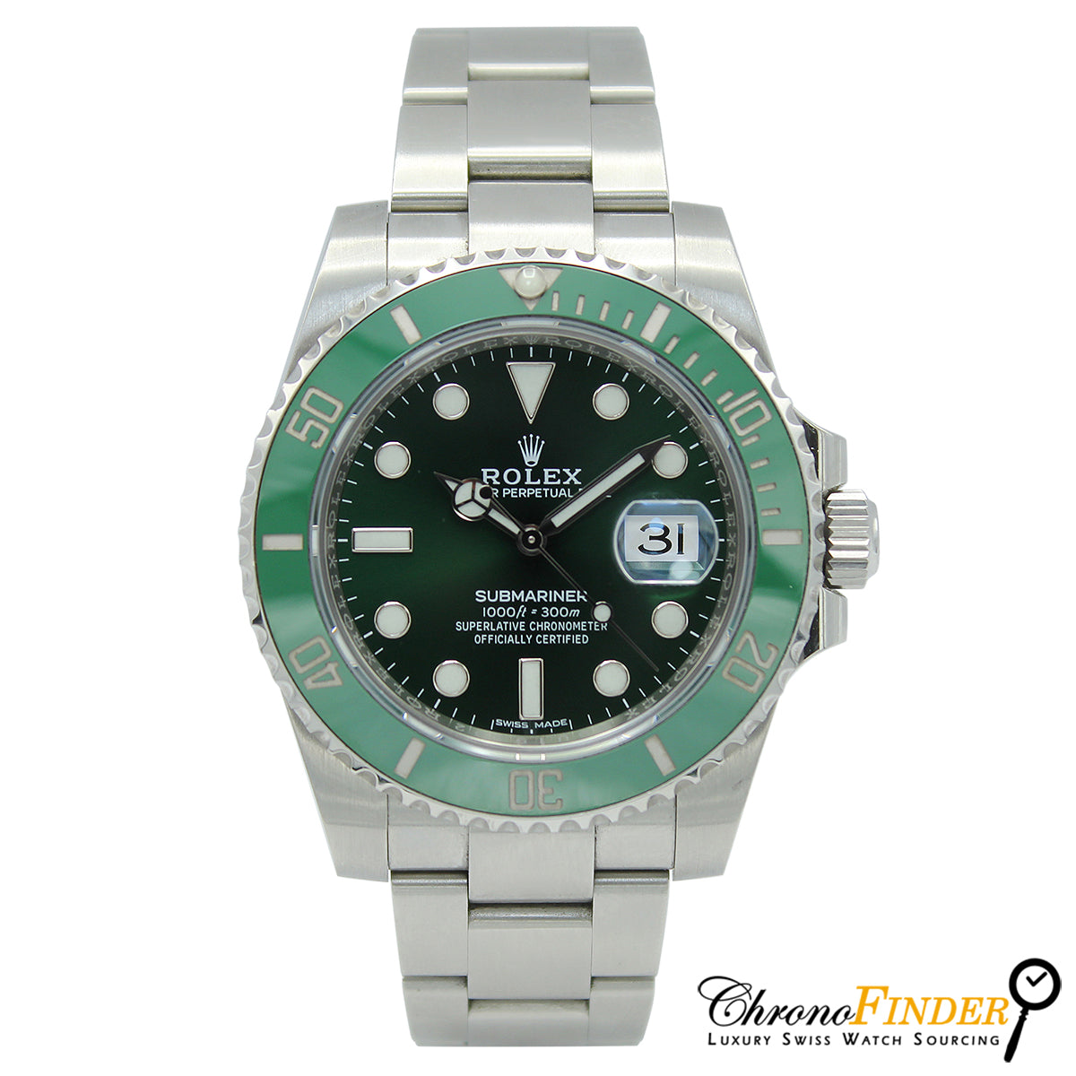 Submariner Date 116610LV (Hulk) — 4