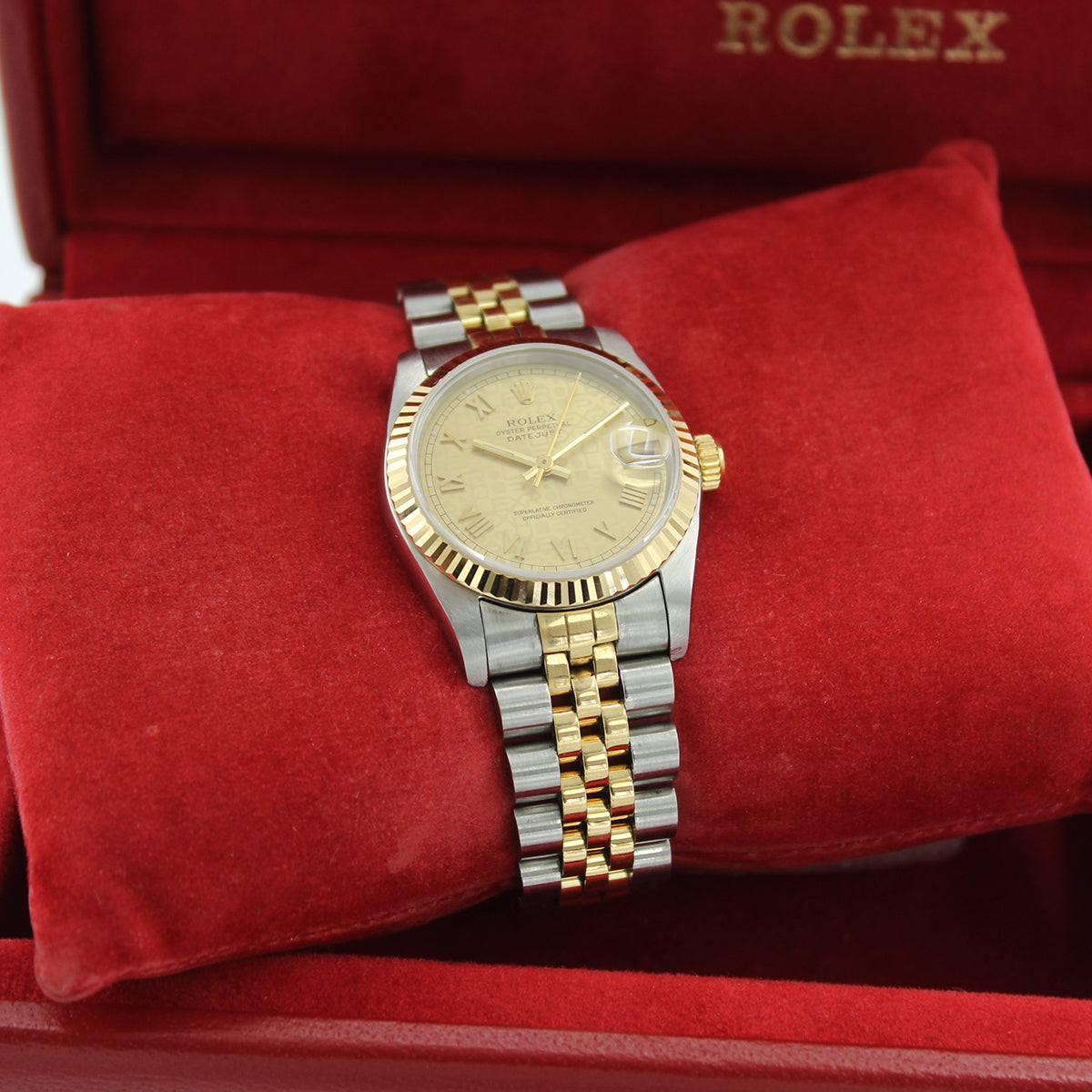 Datejust 31mm Midi 68273 (Champagne Jubilee Roman Numeral Dial) — 8