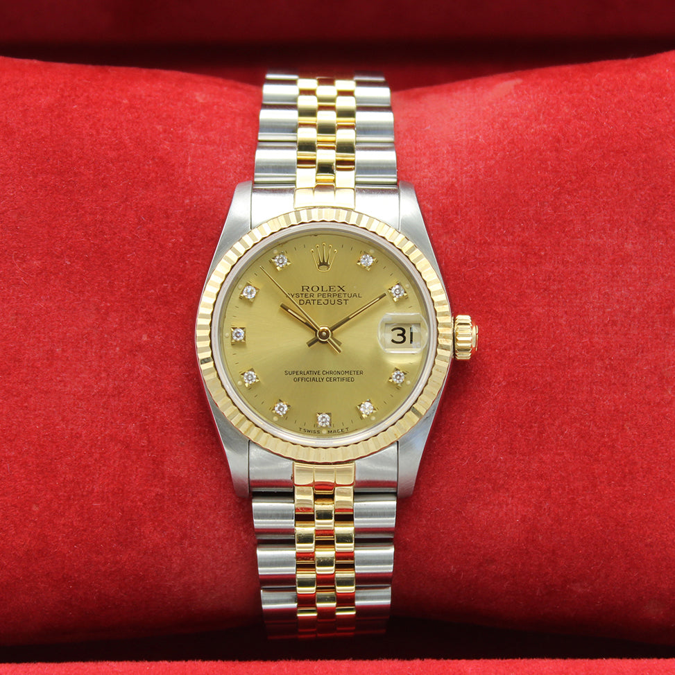 Datejust 31mm Midi 68273 (Champagne Diamond Dial) — 5