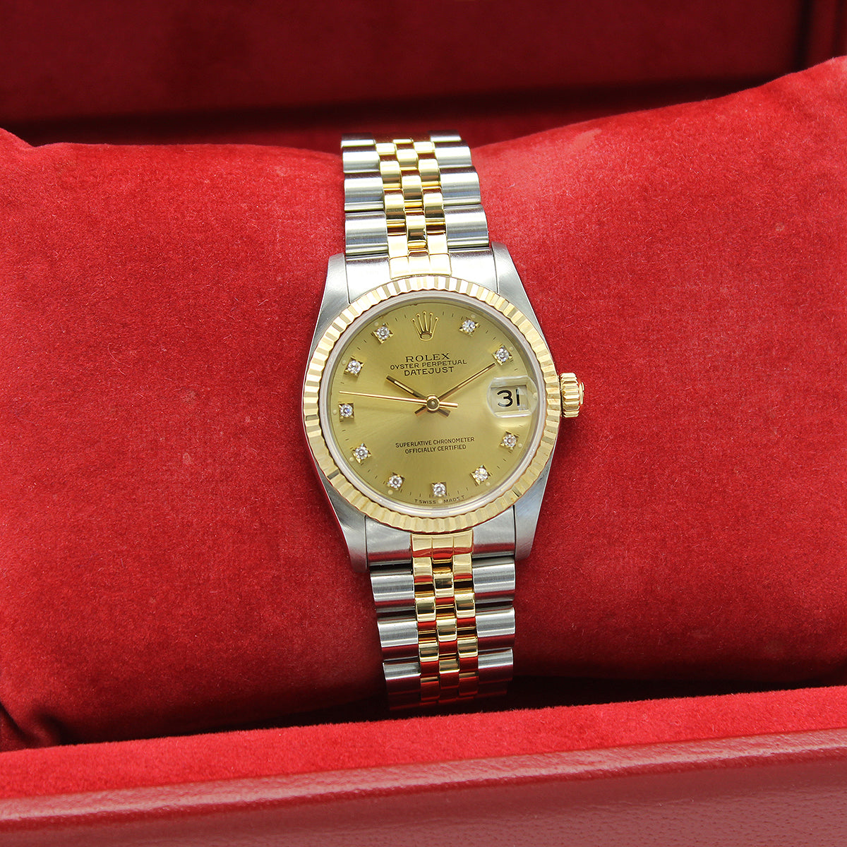 Datejust 31mm Midi 68273 (Champagne Diamond Dial) — 6