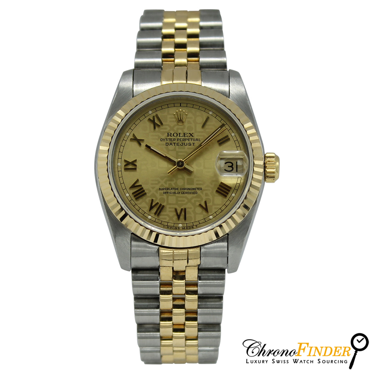 Datejust 31mm Midi 68273 (Champagne Jubilee Roman Numeral Dial) — 12