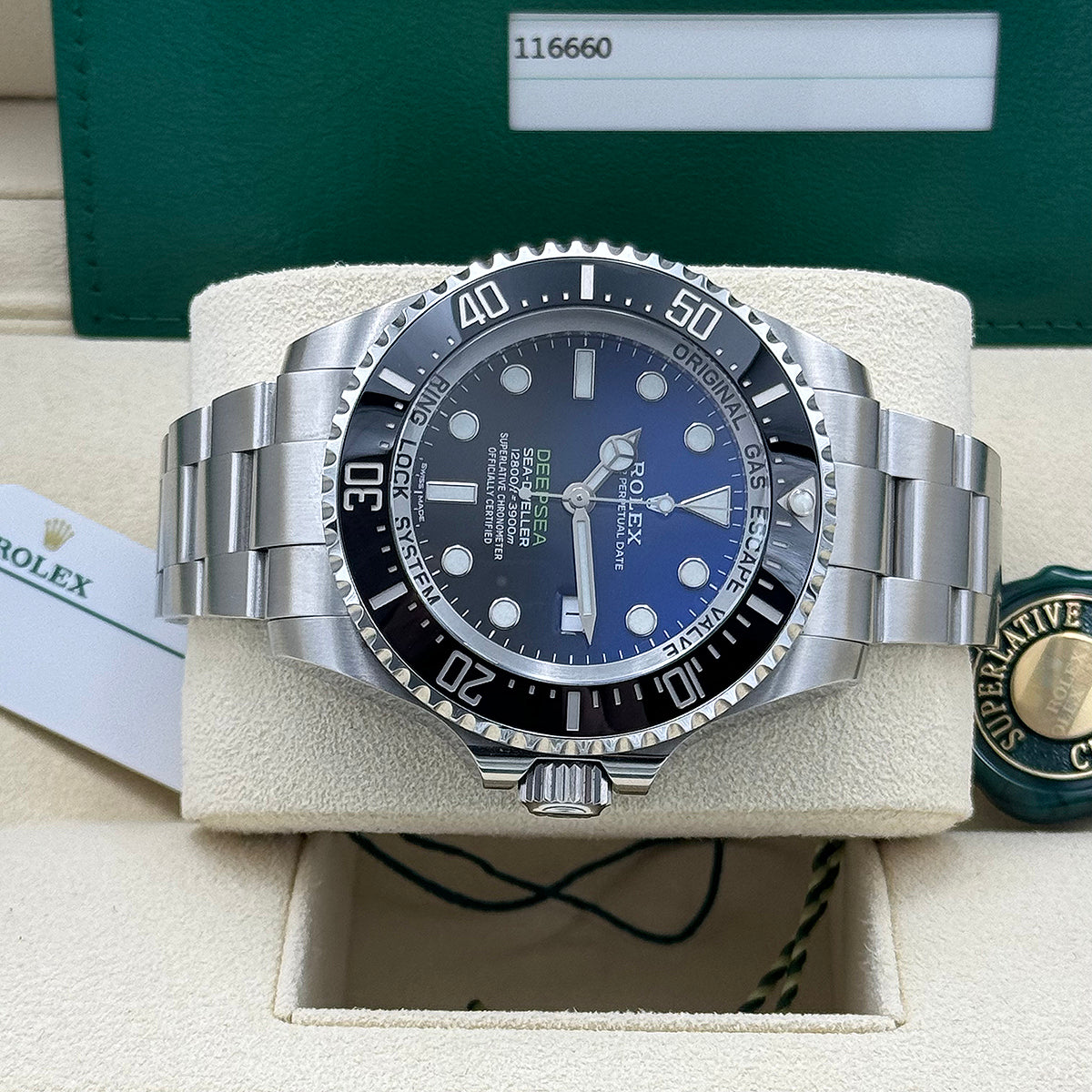 Sea-Dweller Deepsea 116660 (James Cameron D-Blue Dial) — 9