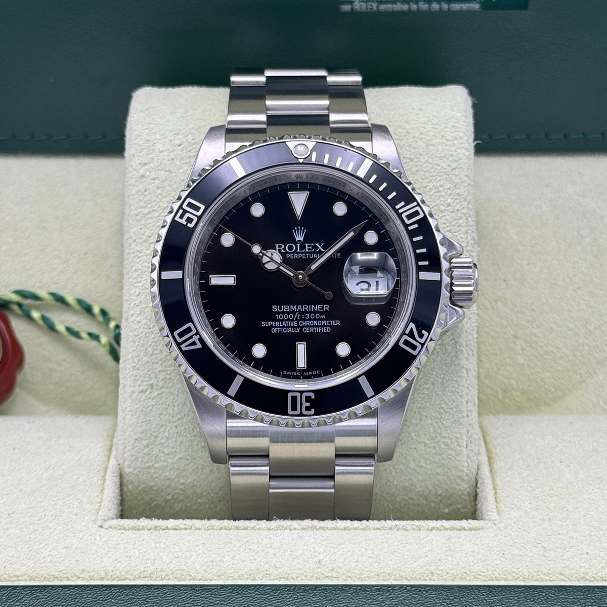 Submariner Date 16610 Engraved Rehaut — 6