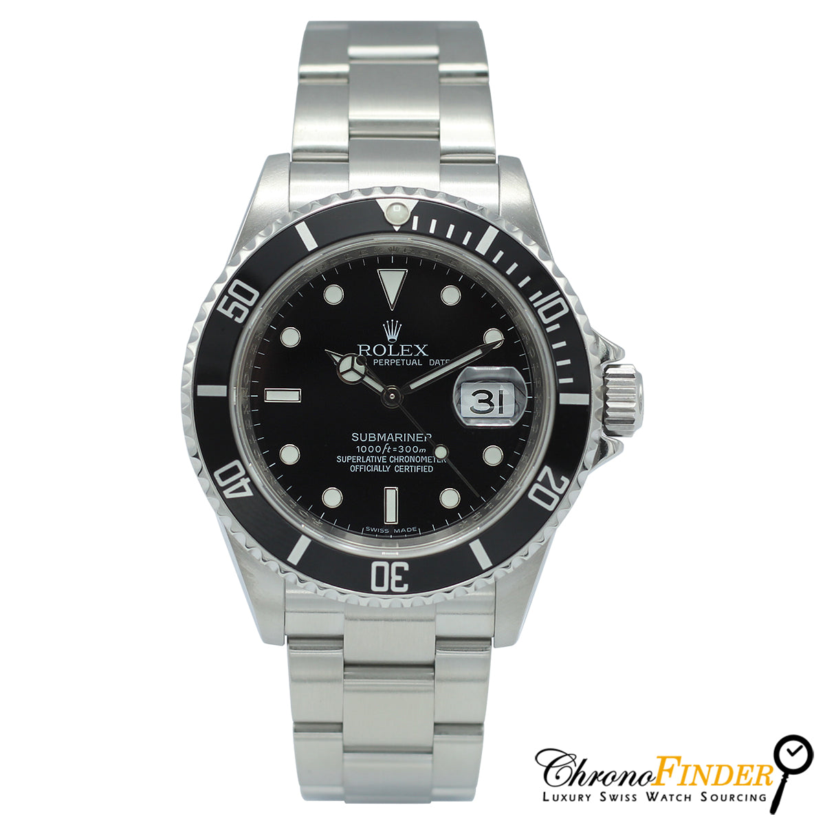Submariner Date 16610 Engraved Rehaut — 4