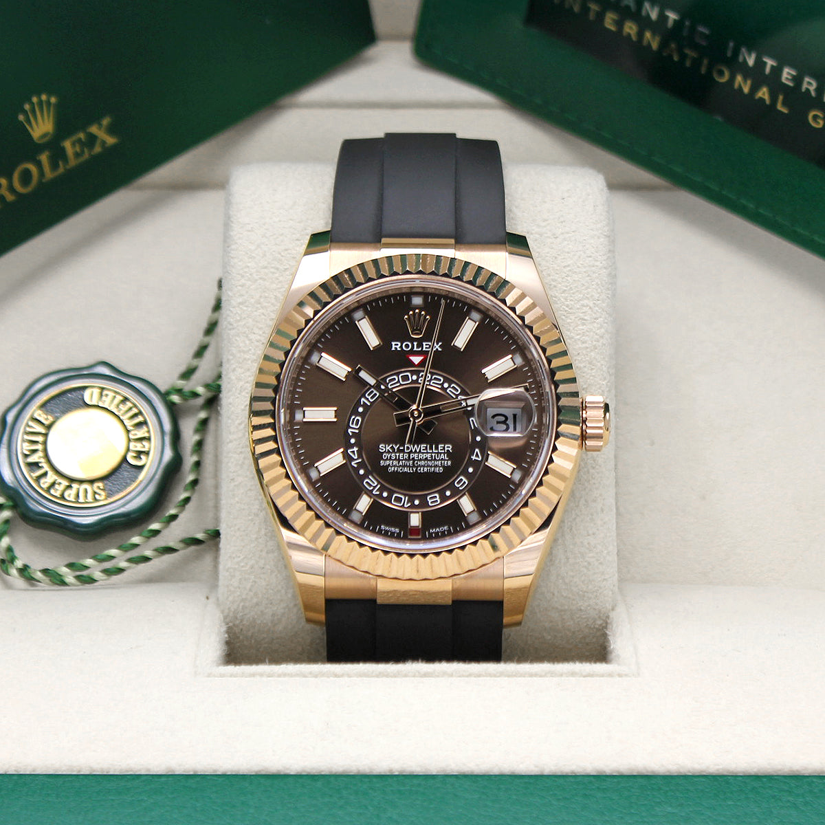 Sky-Dweller 326235 (Chocolate Baton Dial) — 3