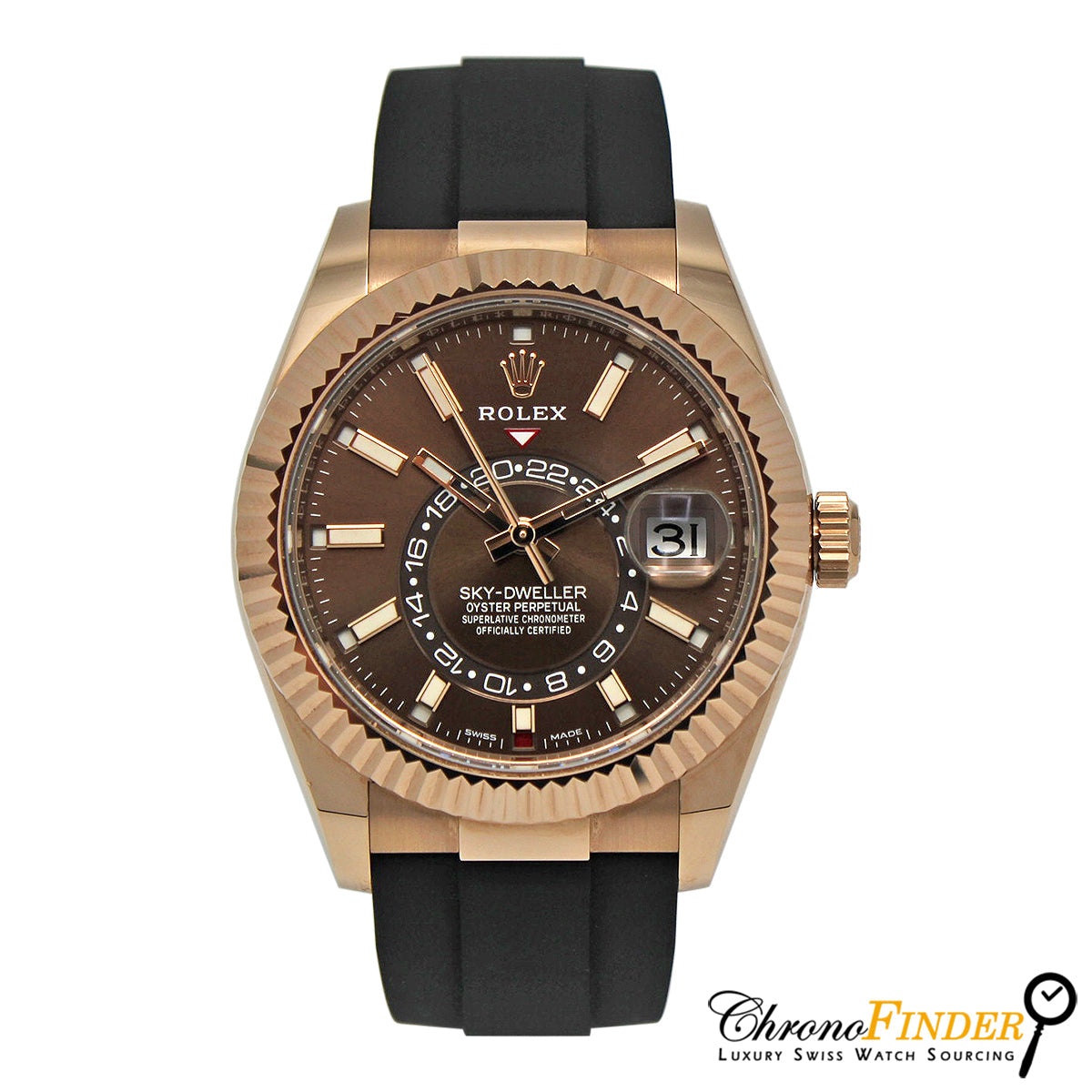 Sky-Dweller 326235 (Chocolate Baton Dial) — 12
