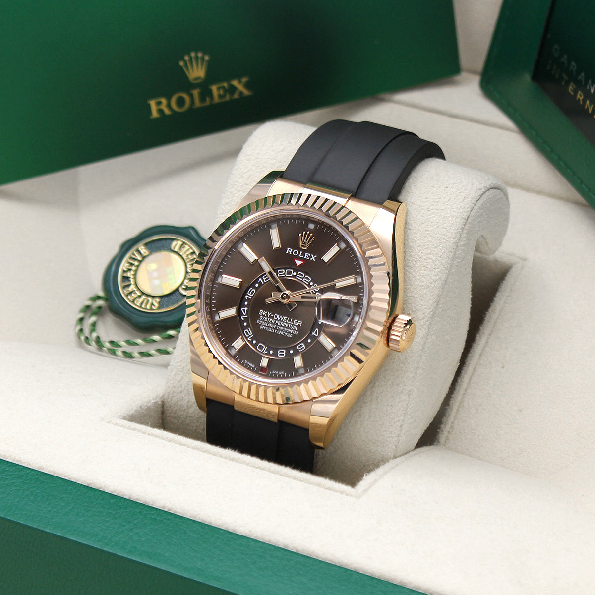 Sky-Dweller 326235 (Chocolate Baton Dial) — 4
