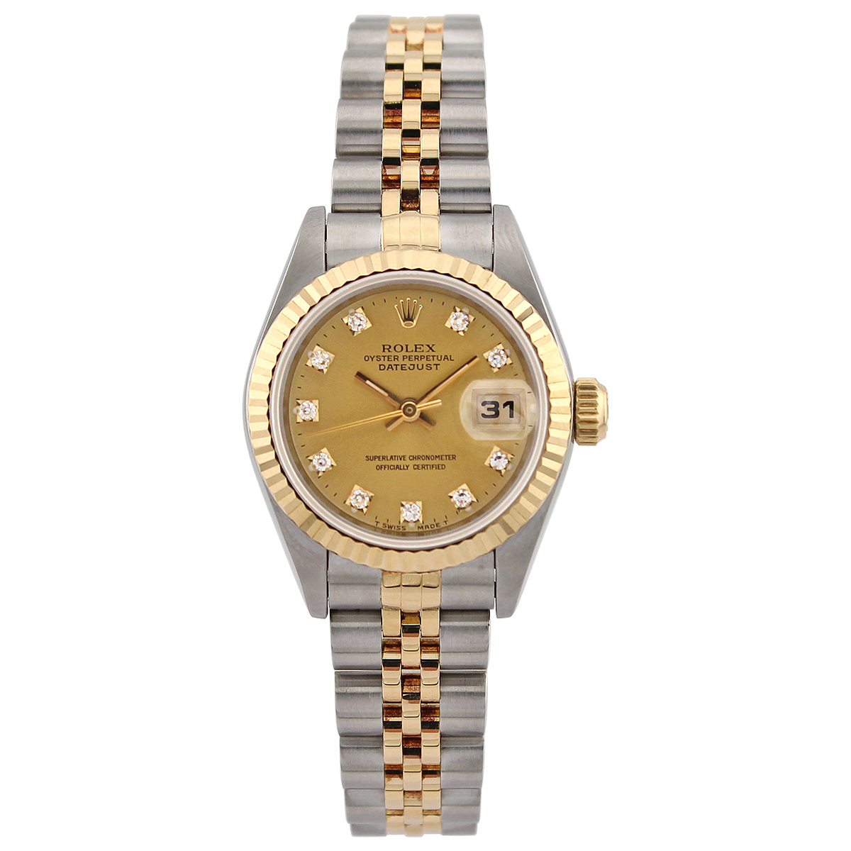 Lady Datejust 26mm 69173 (Champagne Diamond Dial) — 5