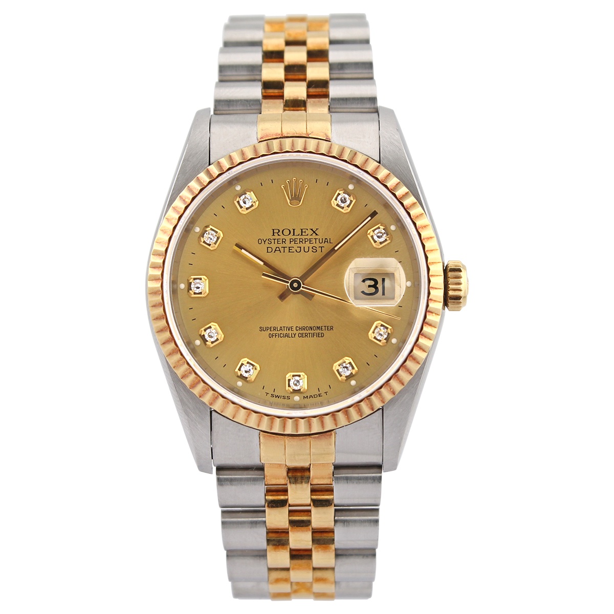 Datejust 36 16233 (Champagne Diamond Dial) — 5