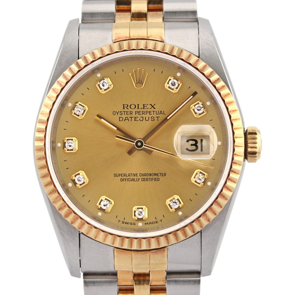 Datejust 36 16233 (Champagne Diamond Dial)
