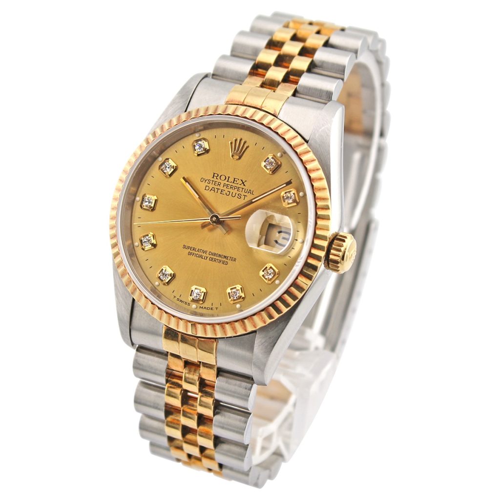 Datejust 36 16233 (Champagne Diamond Dial) — 2