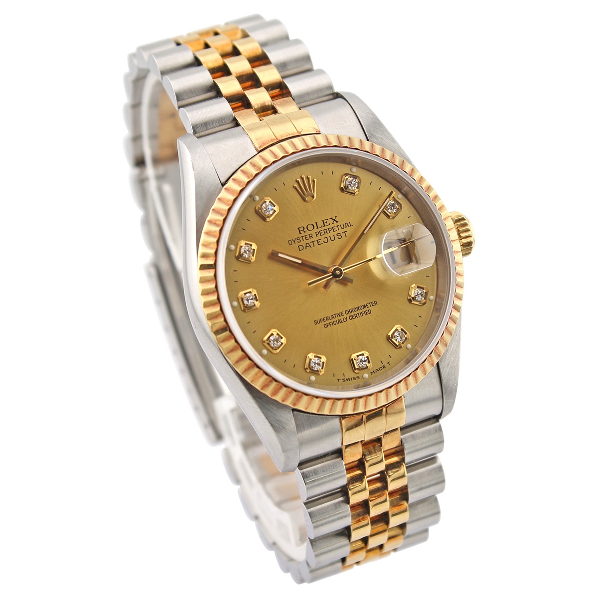 Datejust 36 16233 (Champagne Diamond Dial) — 4