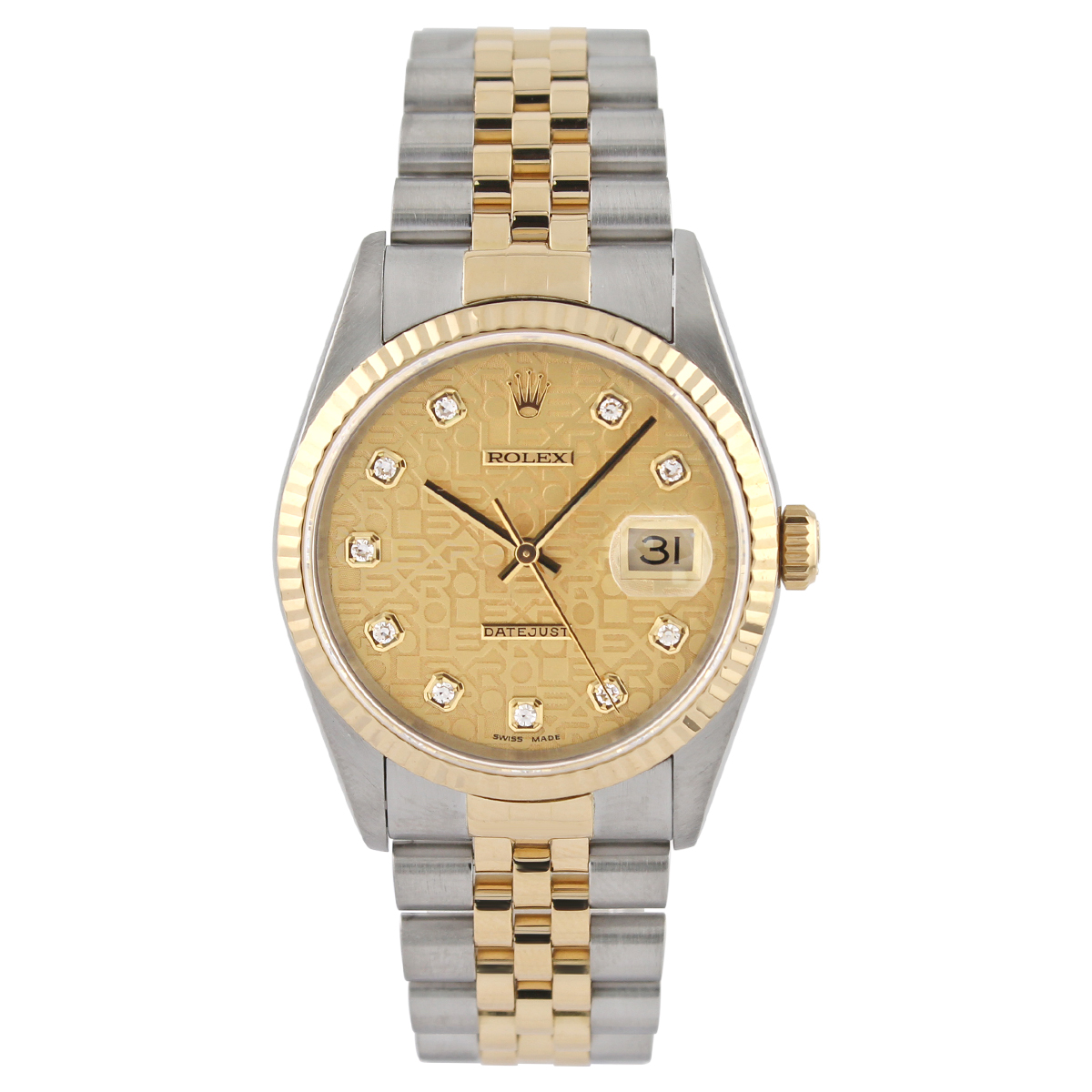 Datejust 36 16233 (Champagne Jubilee Diamond Dial) — 13