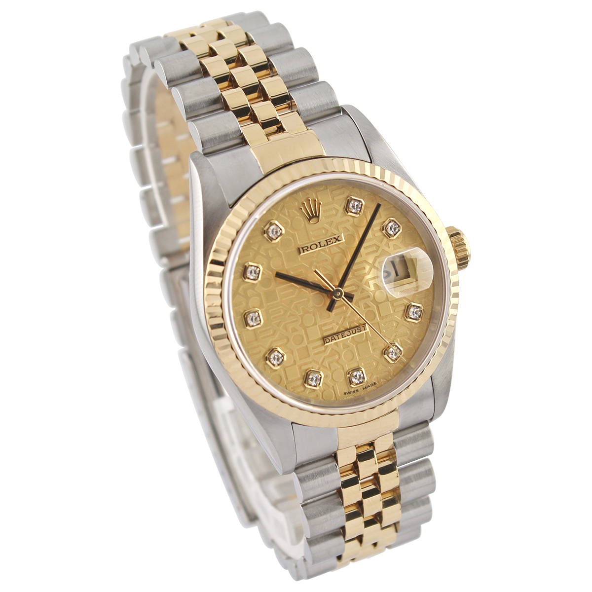 Datejust 36 16233 (Champagne Jubilee Diamond Dial) — 12