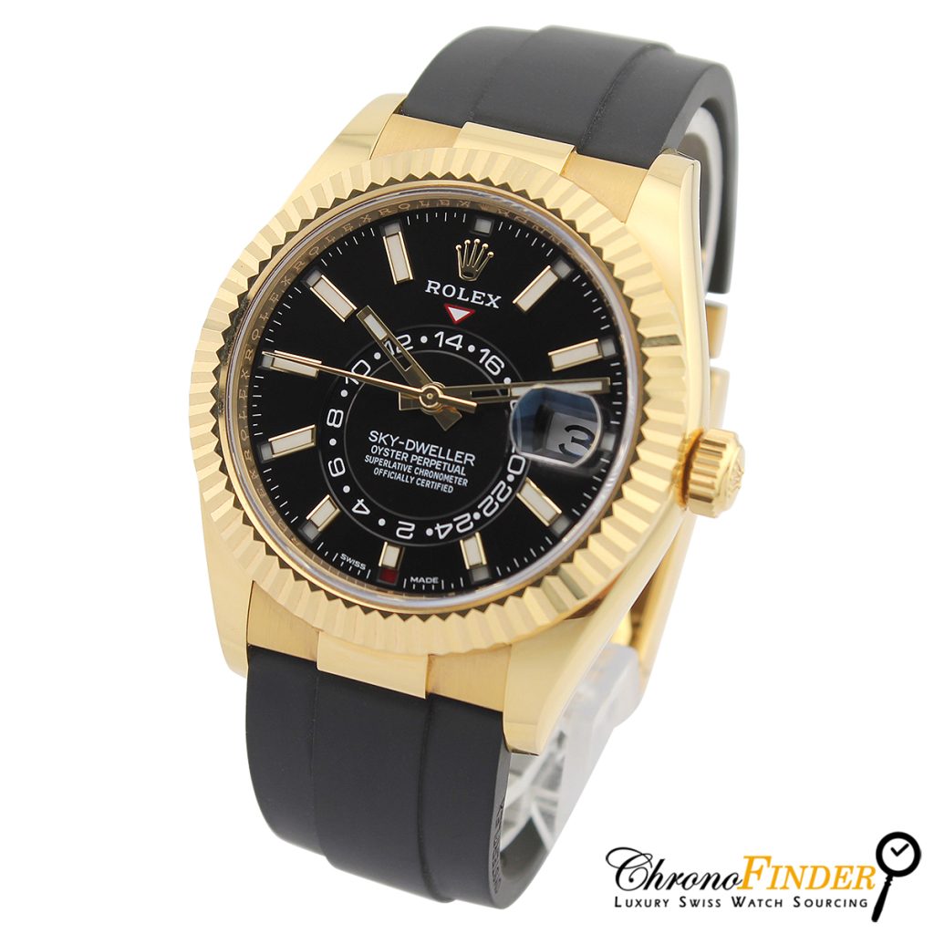 Sky-Dweller 326238 (Black Baton Dial) — 2