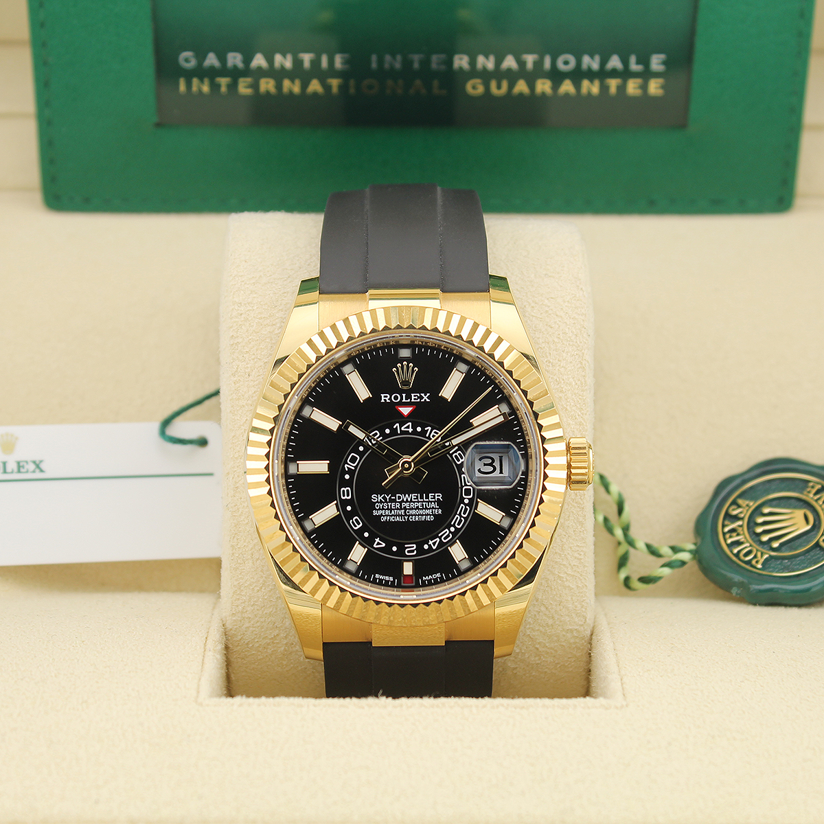 Sky-Dweller 326238 (Black Baton Dial) — 5