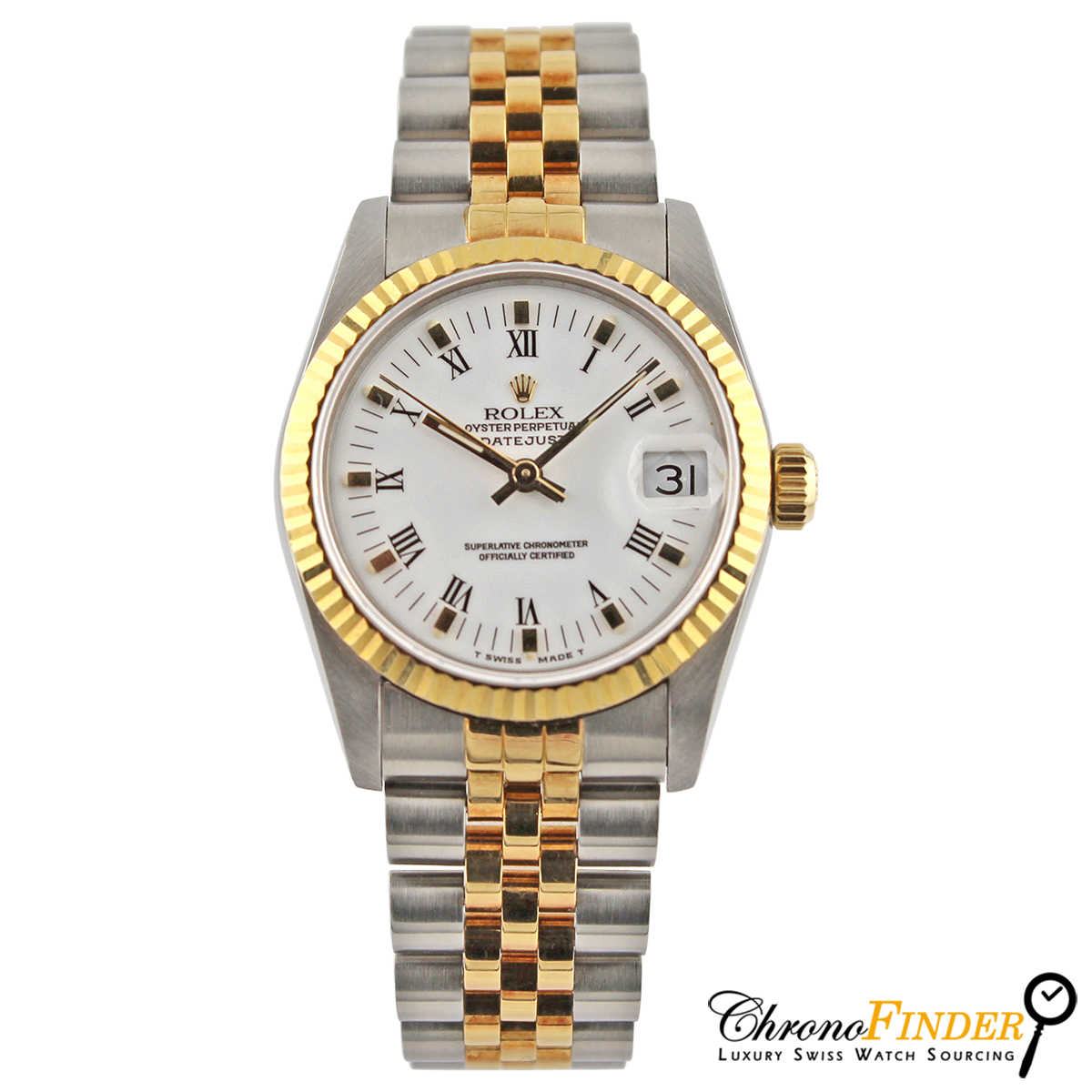 Datejust 31 Midi 68273 (White Roman Numeral Dial) — 5