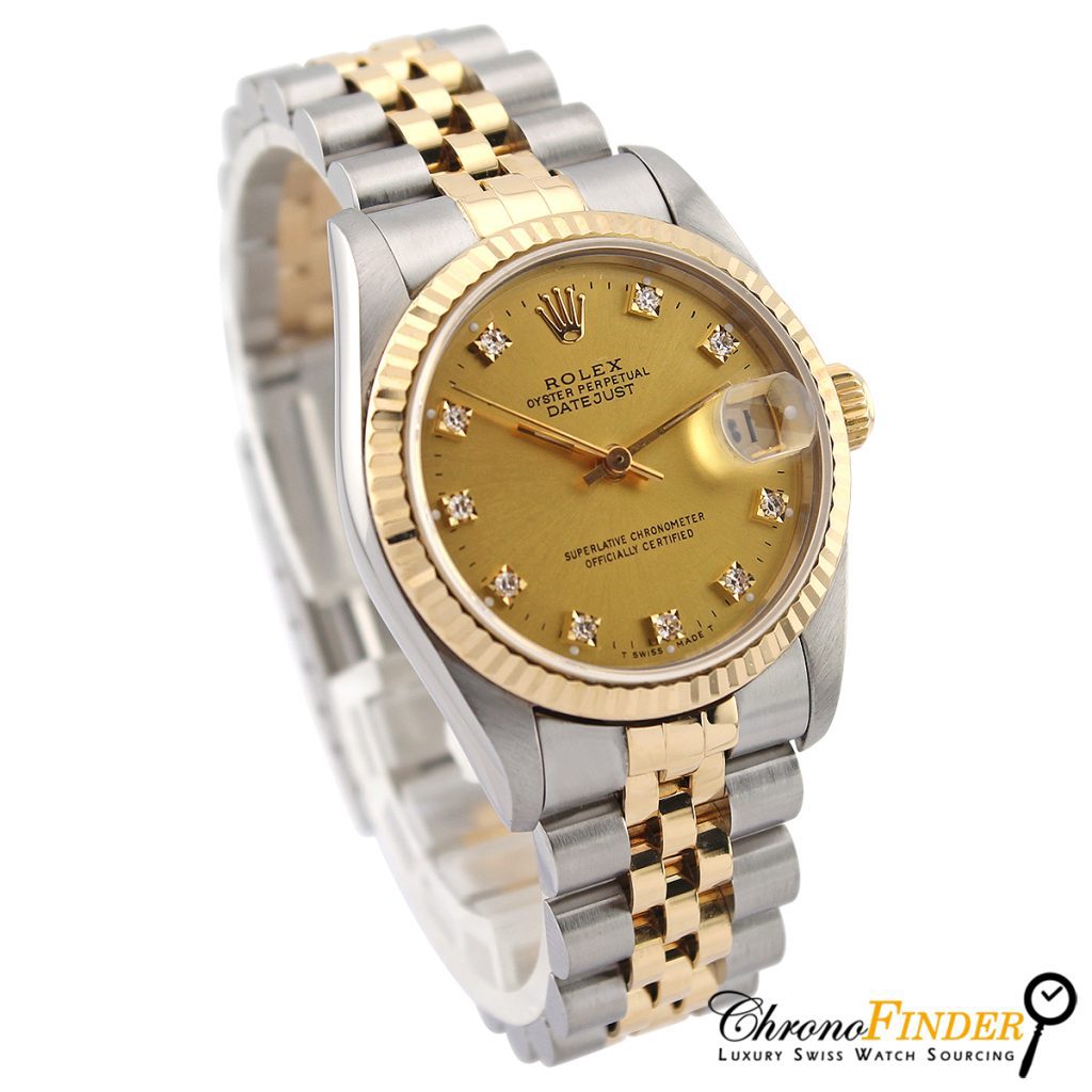 Datejust 31 Midi 68273 (Champagne Diamond Dial) — 4