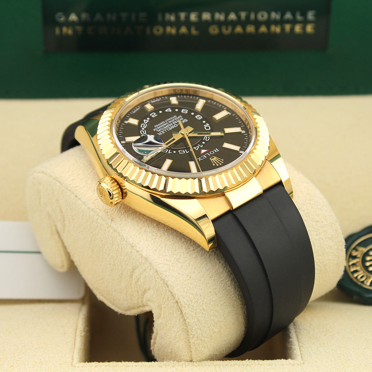Sky-Dweller 326238 (Black Dial) Oysterflex — 11