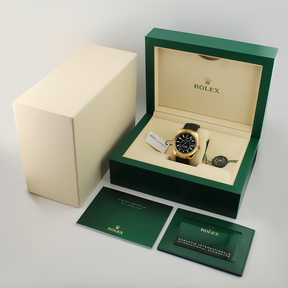 Sky-Dweller 326238 (Black Dial) Oysterflex — 4