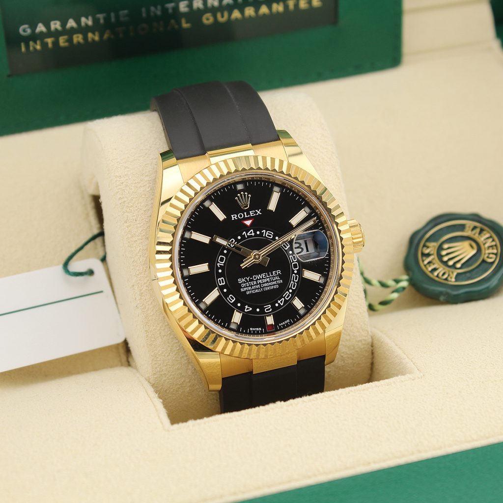 Sky-Dweller 326238 (Black Dial) Oysterflex — 6