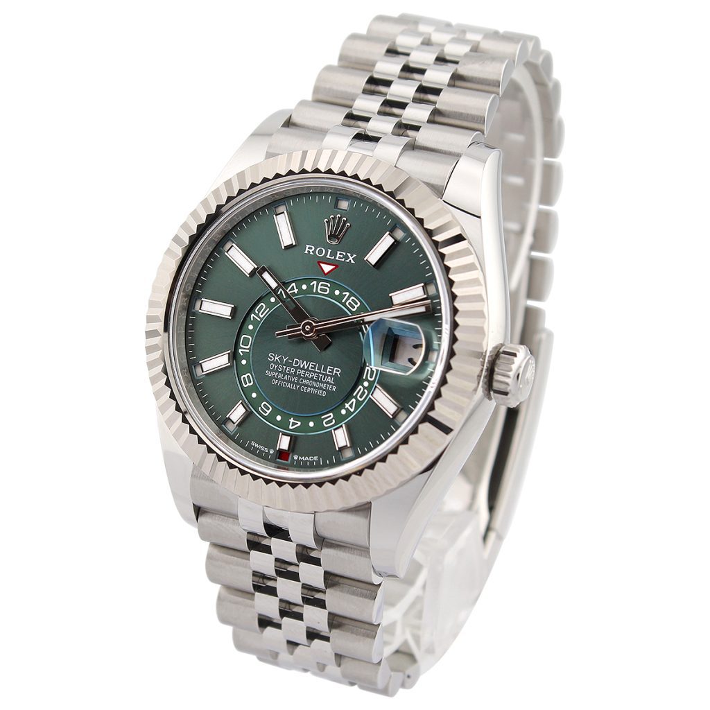 Sky-Dweller 336934 (Mint Green Dial) Jubilee Unworn — 2
